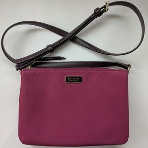 Kate Spade Dawn Triple Gusset Crossbody in Rhubarb Tart